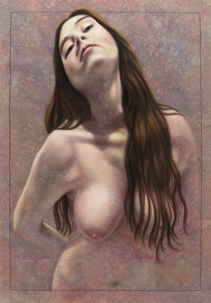 Woman who longs to exist